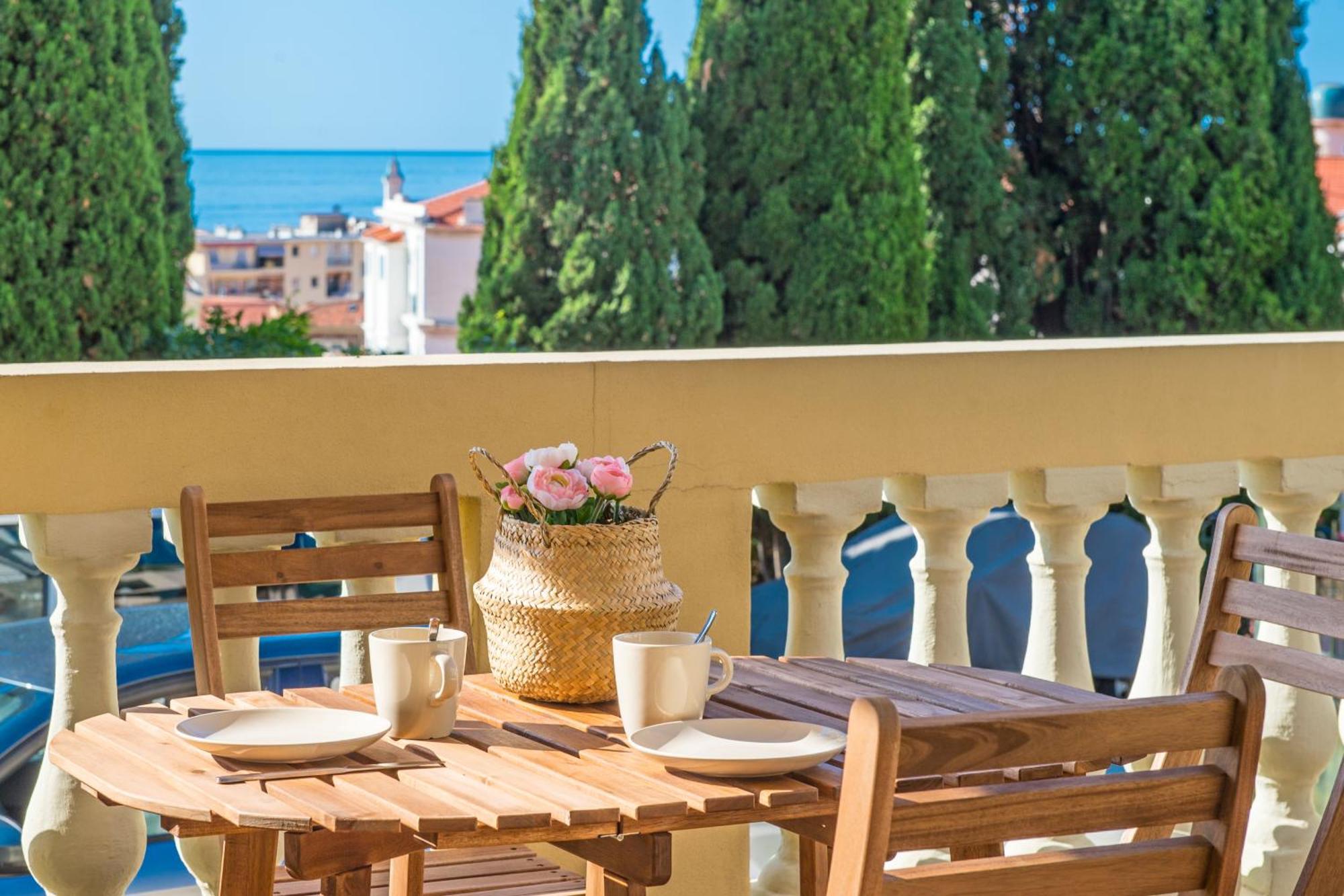 Oliviers -Agreable 2 Pieces Dans Maison Bourgeoise Menton Extérieur photo